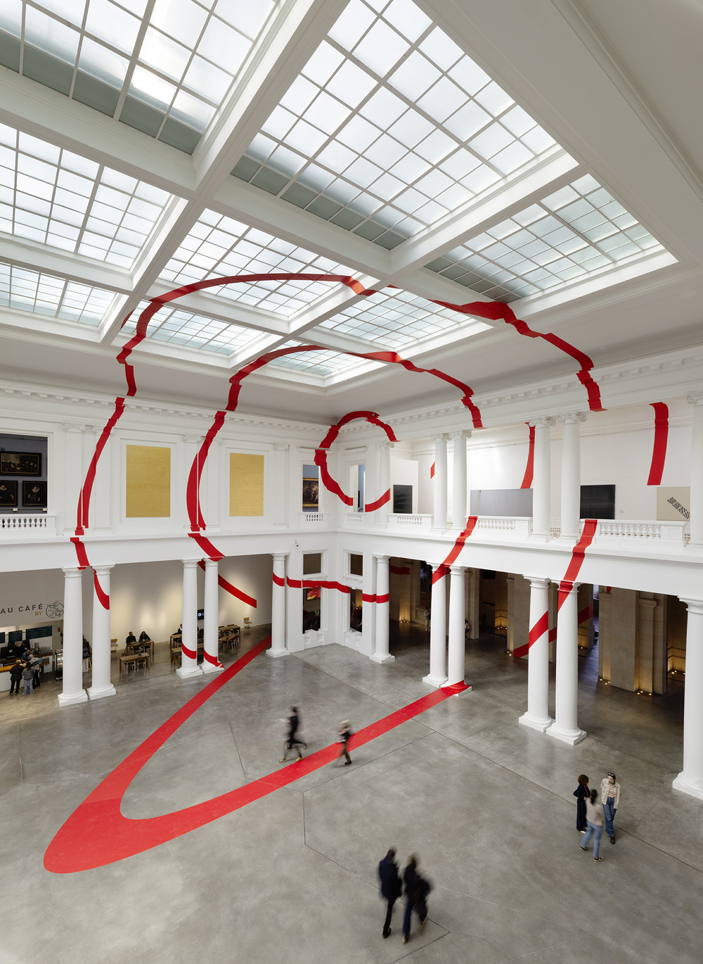 Trois cercles concentriques pour l’Atrium, Palais des Beaux-Arts, Lille, France, 2025, Exposition: "Eclats en échos"