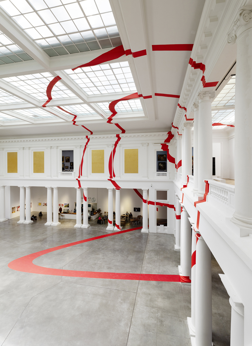 Trois cercles concentriques pour l’Atrium, Palais des Beaux-Arts, Lille, France, 2025, Exposition: "Eclats en échos"