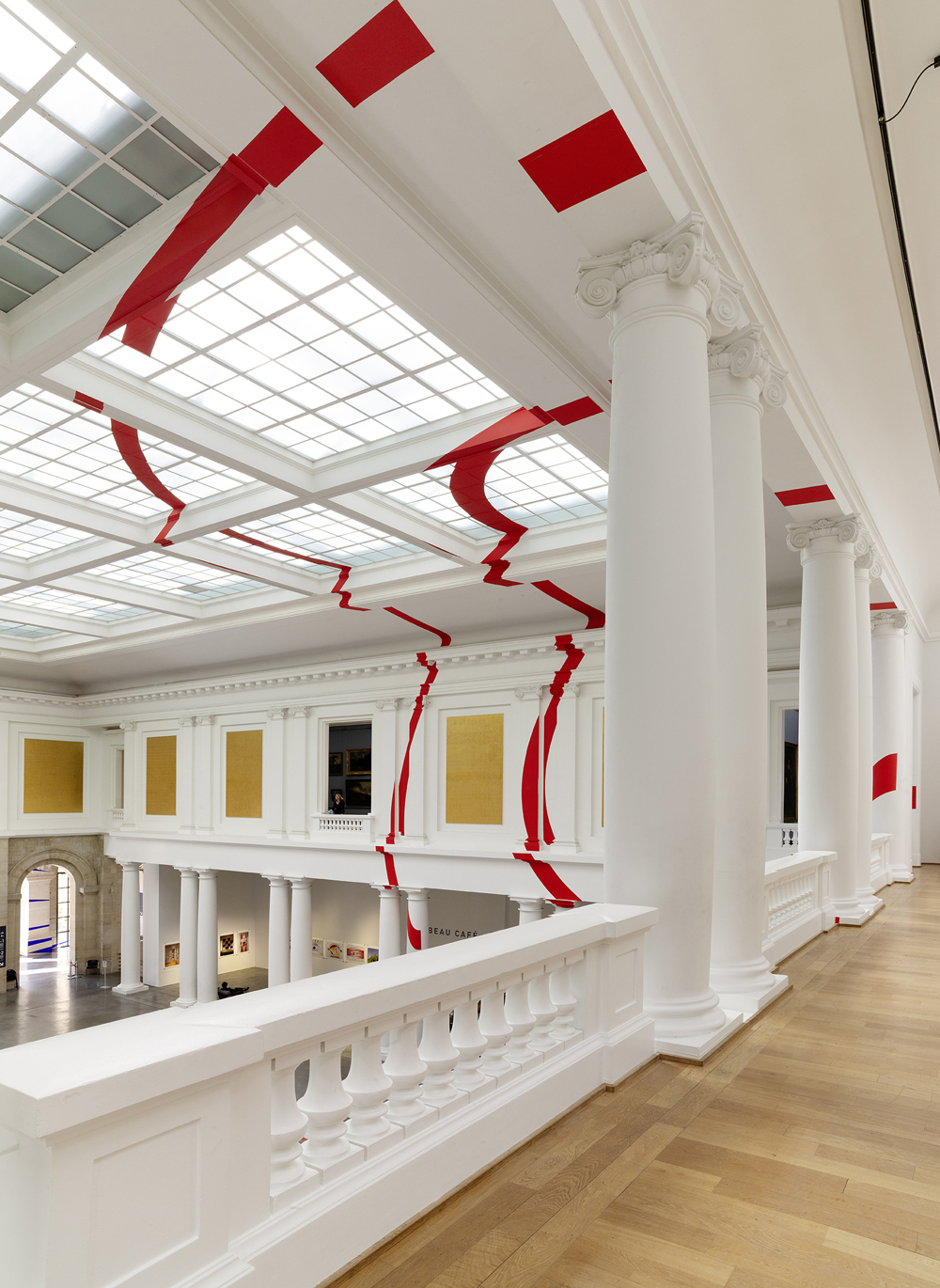 Trois cercles concentriques pour l’Atrium, Palais des Beaux-Arts, Lille, France, 2025, Exposition: "Eclats en échos"