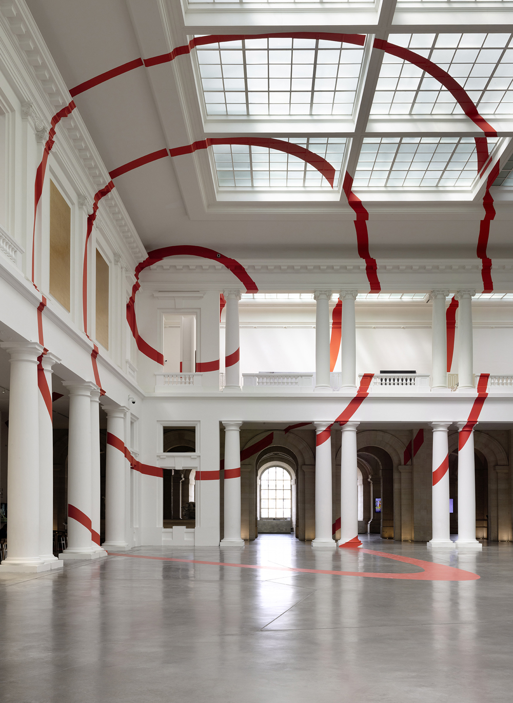 Trois cercles concentriques pour l’Atrium, Palais des Beaux-Arts, Lille, France, 2025, Exposition: "Eclats en échos"