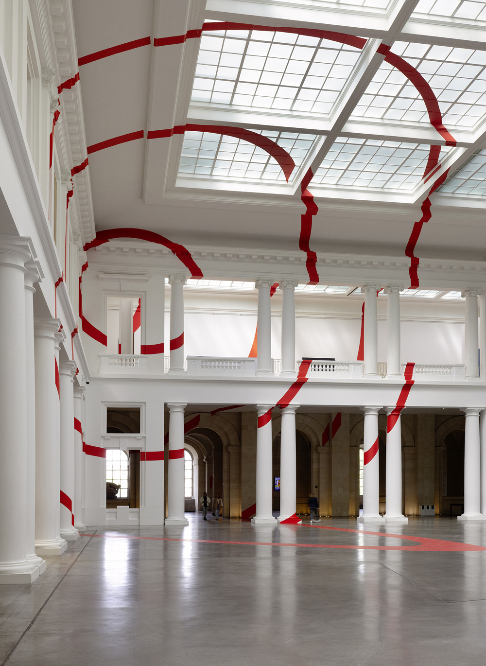 Trois cercles concentriques pour l’Atrium, Palais des Beaux-Arts, Lille, France, 2025, Exposition: "Eclats en échos"