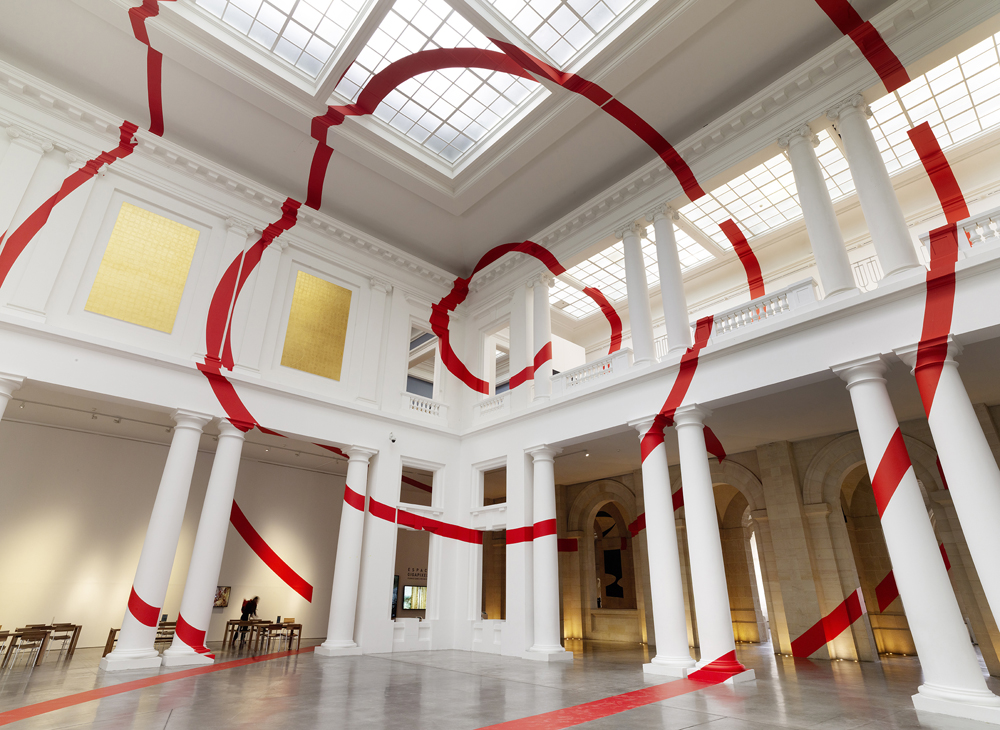 Trois cercles concentriques pour l’Atrium, Palais des Beaux-Arts, Lille, France, 2025, Exposition: "Eclats en échos"