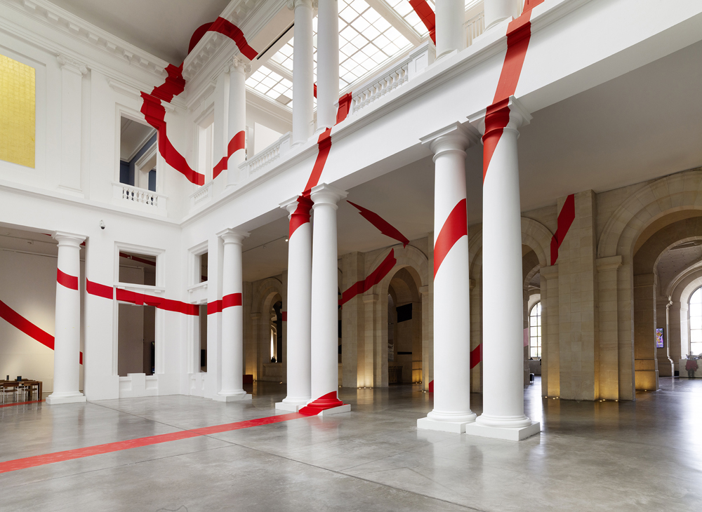 Trois cercles concentriques pour l’Atrium, Palais des Beaux-Arts, Lille, France, 2025, Exposition: "Eclats en échos"