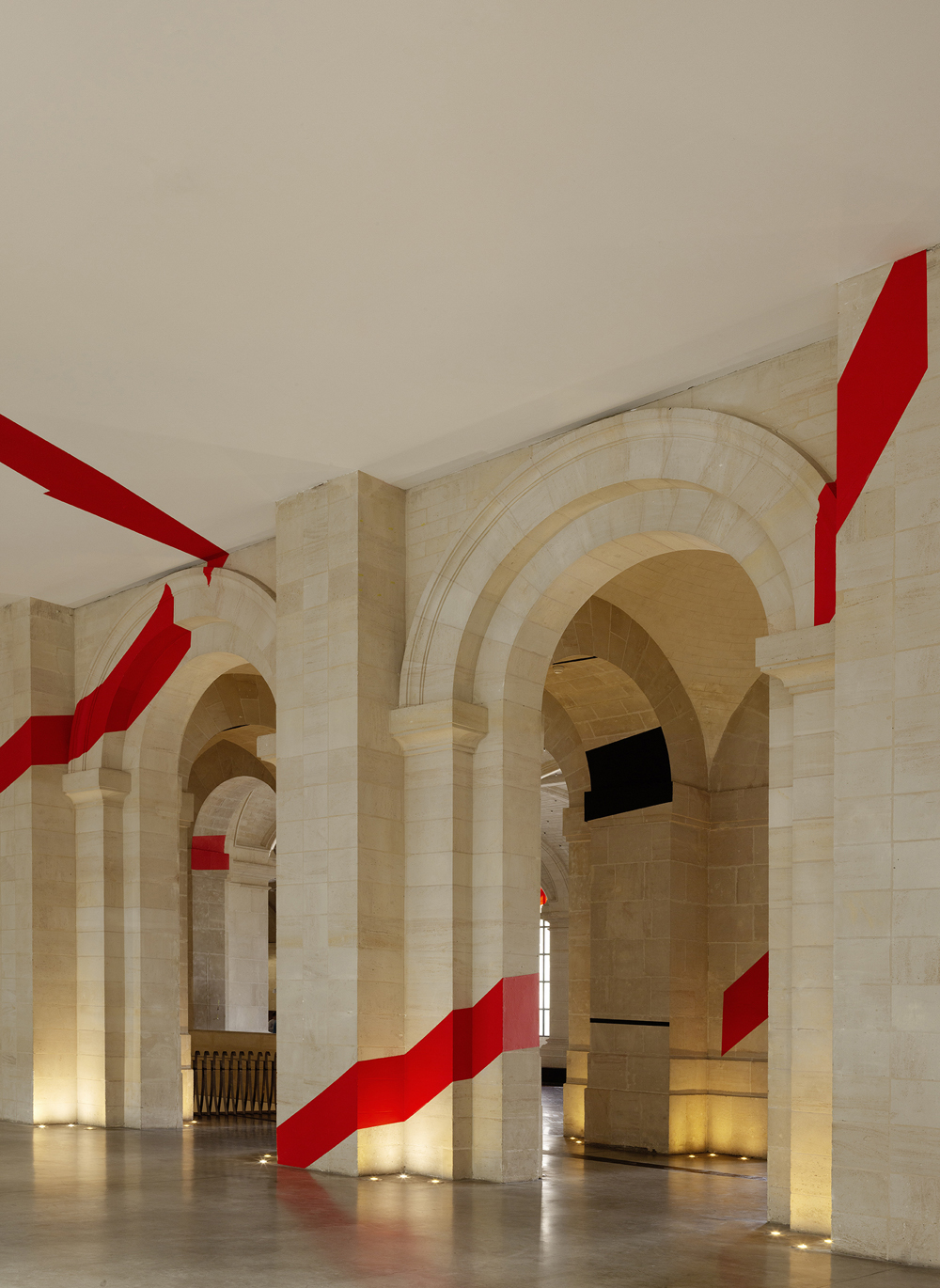 Trois cercles concentriques pour l’Atrium, Palais des Beaux-Arts, Lille, France, 2025, Exposition: "Eclats en échos"