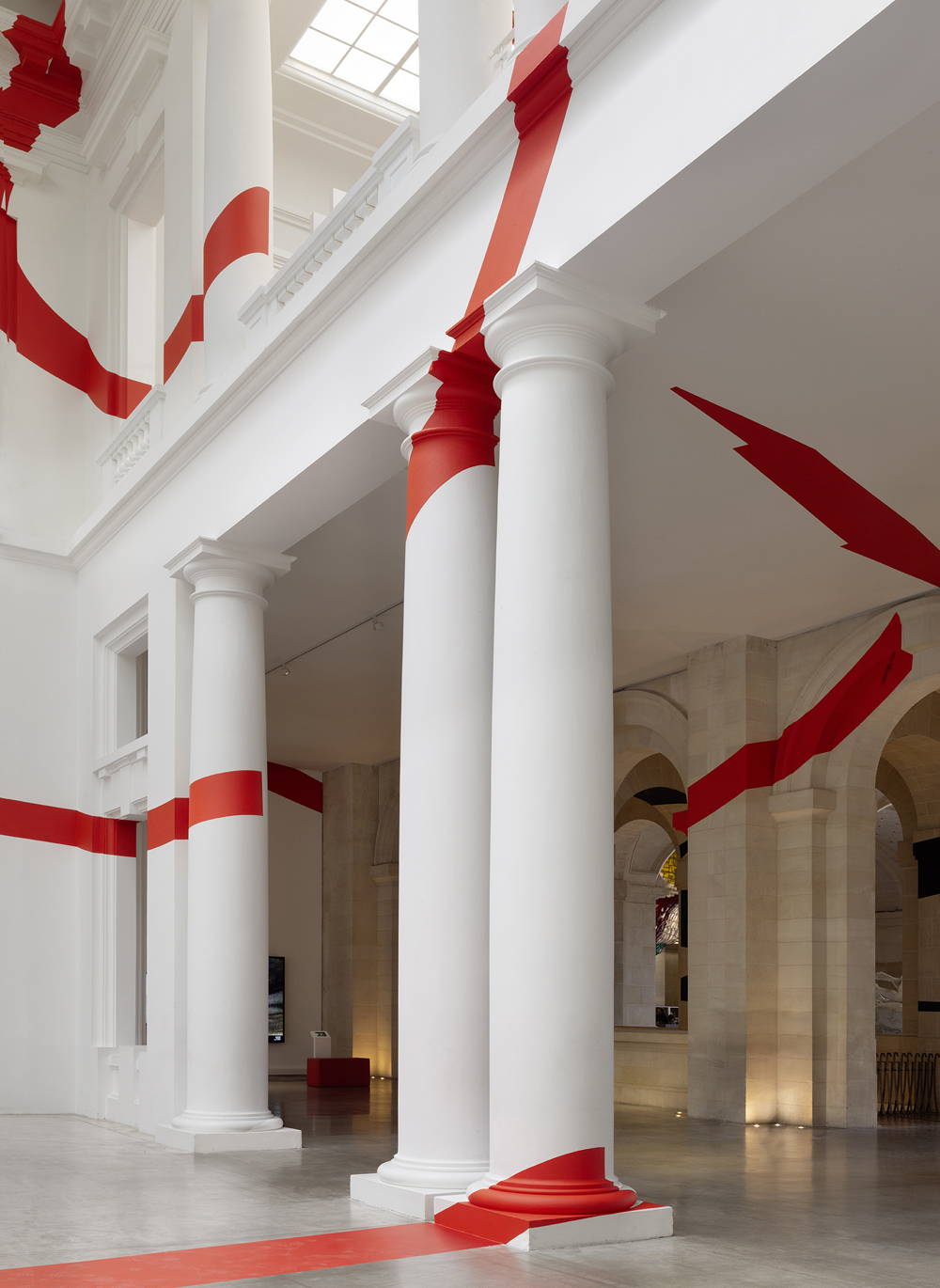 Trois cercles concentriques pour l’Atrium, Palais des Beaux-Arts, Lille, France, 2025, Exposition: "Eclats en échos"