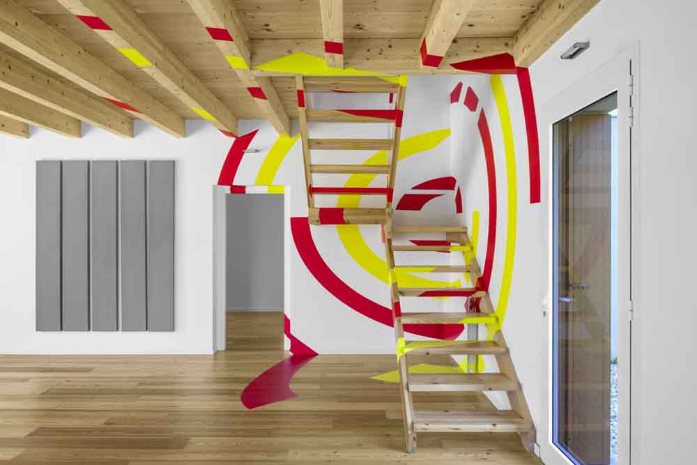 Giro tondo, Natura Arte Poesia 2025., Casa dell’arte site specific, 2025, Exposition : Morterone.