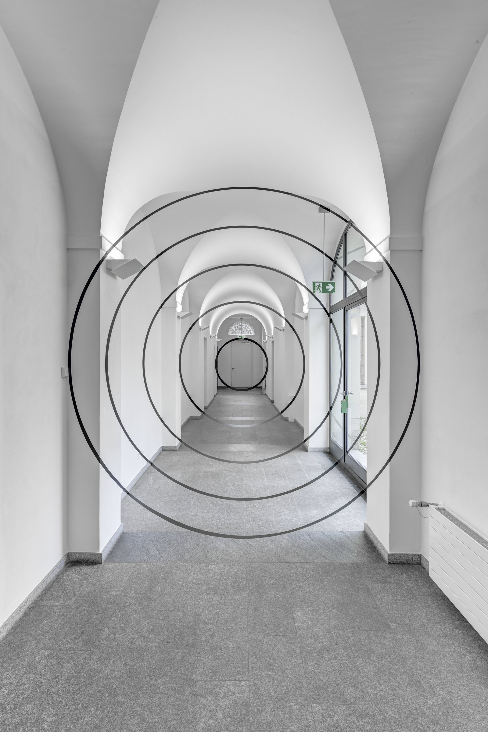 Paris 1993, Cinq cercles concentriques / Actualisation n°4, 2026 Museo d'arte Mendrisio, Suisse Collection : Françoise et Jean-Philippe Billarant